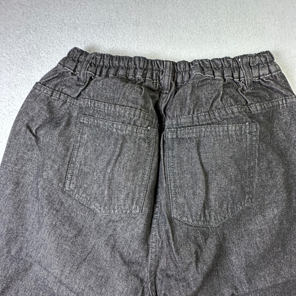 Mainstreet Blues Denim Capri Pants Vintage High Waist Black 14W New With Tags - Picture 10 of 11